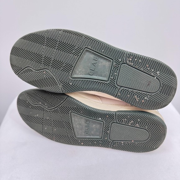 Vuori Clae Shoes Mens Size 6 White Green Low Top Sneakers Casual Mesh Leather - Picture 9 of 9